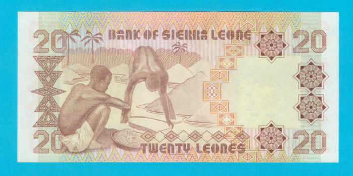 Sierra Leone 20 Leones 1984 &#039;Cautatori de aur&#039; UNC serie: FF73111225