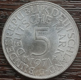 (A883) MONEDA DIN ARGINT GERMANIA - 5 MARK 1971, LIT G, 11,2 GRAME. PURITATE 625, Europa
