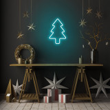 Cumpara ieftin Lampa de perete Christmas Pine, Neon Graph, 21x30x2 cm, albastru