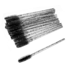 Periute pentru extensii de gene si sprancene - Set 20buc - Black