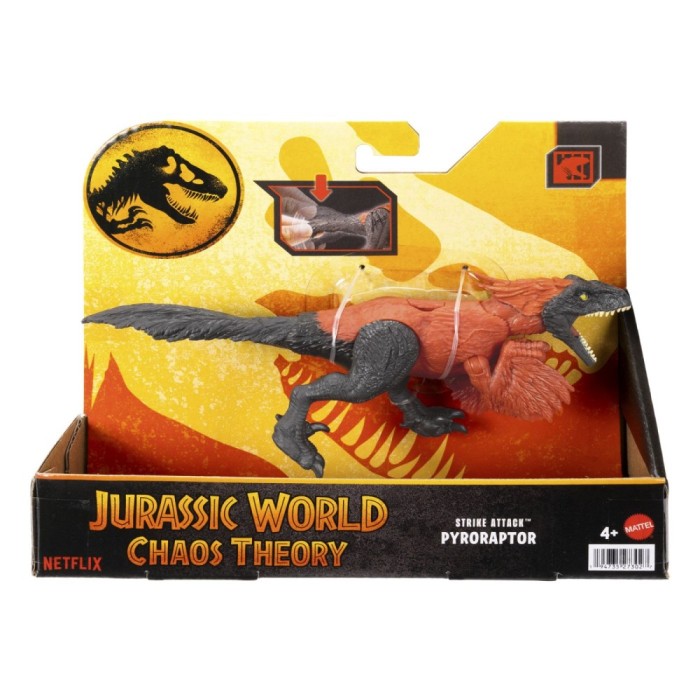 JURASSIC WORLD CHAOS THEORY STRIKE ATTACK DINOZAUR PYRORAPTOR SuperHeroes ToysZone