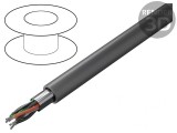 Cablu EcoCable Mini 3x2x20AWG Gri &Icirc;ntunecat Al-PET MPPE