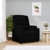 VidaXL Fotoliu rabatabil electric, negru, piele ecologică 3143449
