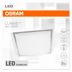 Plafoniera Led Osram, Lunive Arc, 19W, lumina neutra(4000K), foto