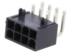 Conector cablu-placă soclu tată Mini-Fit Jr 4,2mm PIN 8 THT