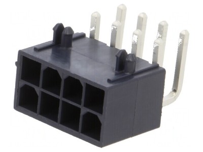 Conector cablu-placă soclu tată Mini-Fit Jr 4,2mm PIN 8 THT foto
