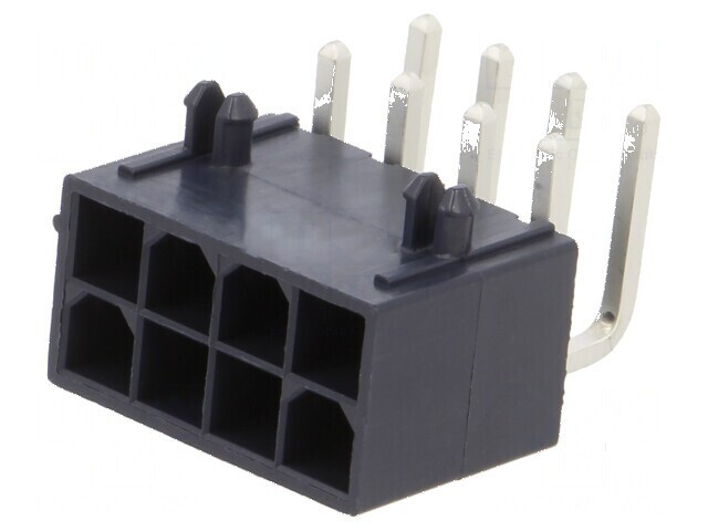 Conector cablu-placă soclu tată Mini-Fit Jr 4,2mm PIN 8 THT