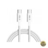 Cablu Date si Incarcare USB-C - USB-C Tech-Protect Ultraboost Lite 60W 2m Argintiu