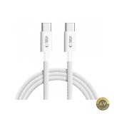 Cablu Date si Incarcare USB-C - USB-C Tech-Protect Ultraboost Lite 60W 2m Argintiu