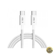 Cablu Date si Incarcare USB-C - USB-C Tech-Protect Ultraboost Lite 60W 2m Argintiu