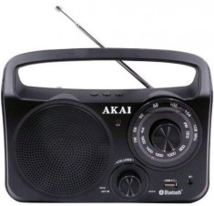 Boxa akai apr-85bt portable radio bt &amp;amp; usb portable radio with bt and usb reader foto