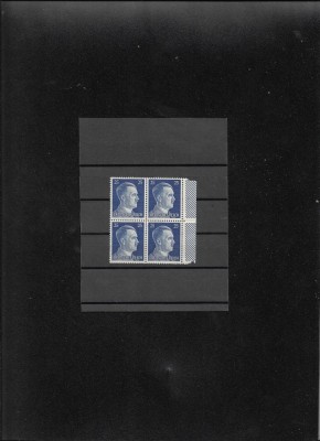 4 timbre Hitler nestampilate foto