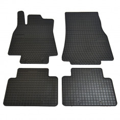 Set covorase auto din cauciuc Mercedes Clasa A W169 2004-2012, presuri BestAutoVest, culoare Negru, 4 buc.