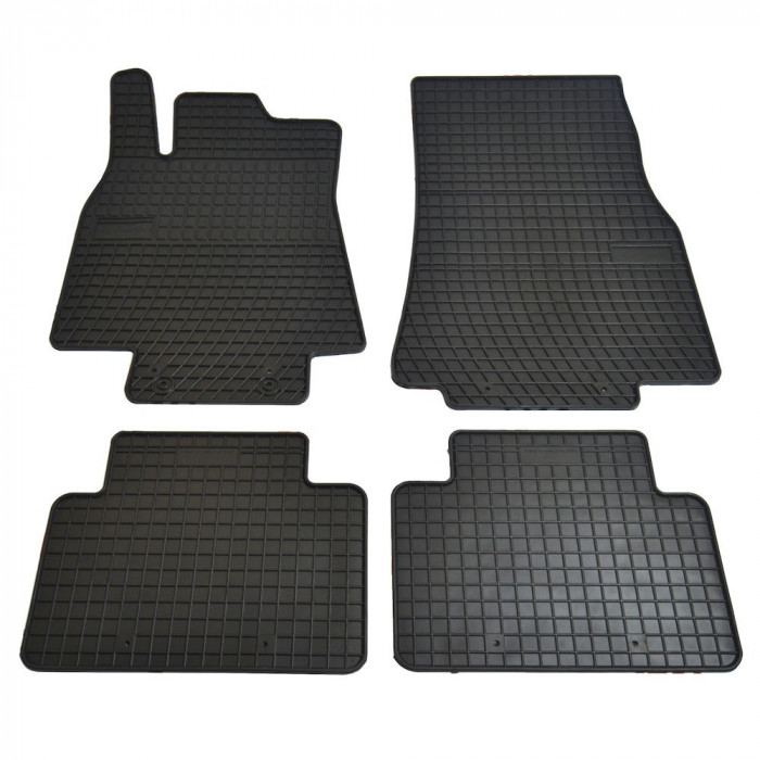 Set covorase auto din cauciuc Mercedes Clasa A W169 2004-2012, presuri BestAutoVest, culoare Negru, 4 buc. AutoDrive ProParts