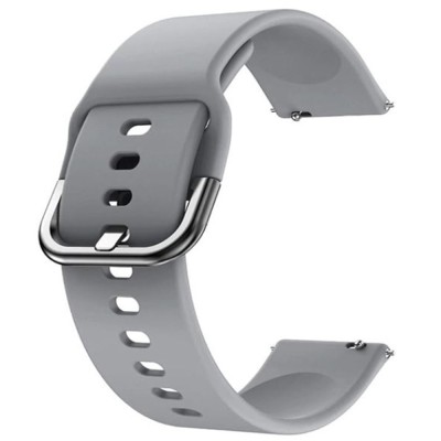 Curea silicon, compatibila Huawei Watch GT 3 42mm, telescoape Quick Release, Shark Gray foto