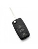 Carcasa cheie tip briceag Audi cu 3+1 butoane, buton panica, Carguard