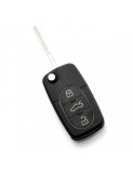 Carcasa cheie tip briceag cu 3 butoane, Audi loc baterie 1616, Carguard