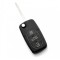 Carcasa cheie tip briceag Audi cu 3+1 butoane, buton panica