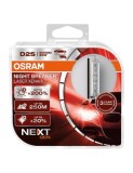 Set 2 Bec auto XENON Osram D2S Night Breaker Laser Xenarc +200% 35W