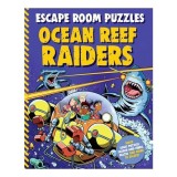 Ocean Reef Raiders Escape Room Puzzles, carte aventura subacvatica, mazuri, probleme logice, coduri, provocari memorie, carte straina engleza