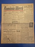 ziarul romania libera 30 ianuarie 1946 - procesul de la nuerenberg , refacerea liniilor ferate in romania
