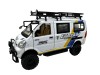 Macheta CamperVan duba alba 1/24 cu sunete lumini accesorii deschide usile