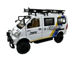 Macheta CamperVan duba alba 1/24 cu sunete lumini accesorii deschide usile