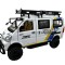 Macheta CamperVan duba alba 1/24 cu sunete lumini accesorii deschide usile