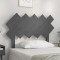 Gossi tablie de pat, gri, 104x3x80,5 cm, lemn masiv de pin