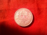 Moneda 1 koroana 1914 Ungaria Fr.Josef ,argint ,cal. AUNC, Europa