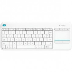 Tastatura Logitech Wireless Touch K400 Plus White foto