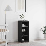 vidaXL Bufet Stejar negru 41 x 37 x 100 cm Lemn compozit