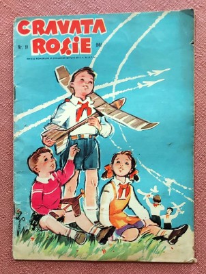 Revista Cravata Rosie Nr. 10 din anul 1961 - Revista pionierilor si scolarilor editata de C.C. al U.T.C. foto