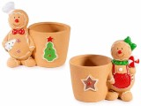 Cumpara ieftin Set 2 ghivece Turta Dulce ceramica multicolora 16.5x10.5x15 cm