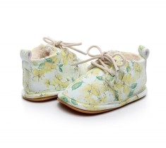 Ghetute albe imblanite- Yellow flowers (Marime Disponibila: 9-12 luni (Marimea
