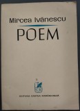 MIRCEA IVANESCU - POEM (VERSURI, editia princeps - 1973)