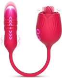 Vibrator LoveS Thrusting and Licking Rose