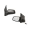 Oglinda exterioara Ford Fiesta (Jhs) 10.2005-09.2008 partea stanga Best Auto Vest crom convex carcasa neagra reglare parghie fara incalzire
