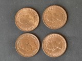 Lot 4 x 1 Farthing 1944 - 1955, U.K. - G 4515