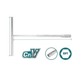 Cheie tubulara TOTAL cu maner in T - 12mm, 200x3