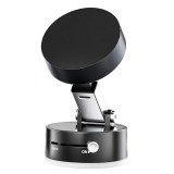 Suport magnetic Flippy pentru telefon, pliabil si retractabil pe ambele parti, pentru toate telefoanele mobile, negru