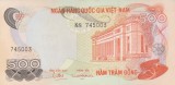 Bancnota Vietnamul de Sud 500 Dong (1970) - P28 UNC ( vezi descriere )