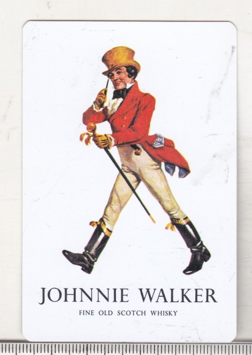 bnk cld Calendar de buzunar 1981 - Italia - Johnnie Walker