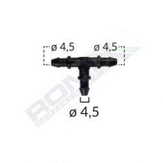 CONECTOR FURTUN TEU UNIVERSAL 4.5MM - NEGRU SET 10 BUC 61706