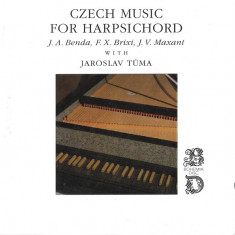CD Jaroslav Tůma ‎– Czech Music For Harpsichord With Jaroslav Tůma, 1993