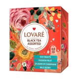 Colectie ceai negru Lovare asortat 32 plicuri 4 arome 64 g