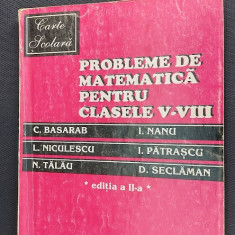 PROBLEME DE MATEMATICA PENTRU CLASELE V-VIII BASARAB NICULESCU PATRASCU CARDINAL