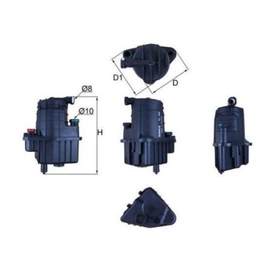 Mahle filtru combustibil foto