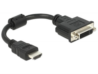 ADAPTER HDMI STECKER &amp;gt; DVI 24+1 BUCHSE 20 CM 65327 DELOCK foto