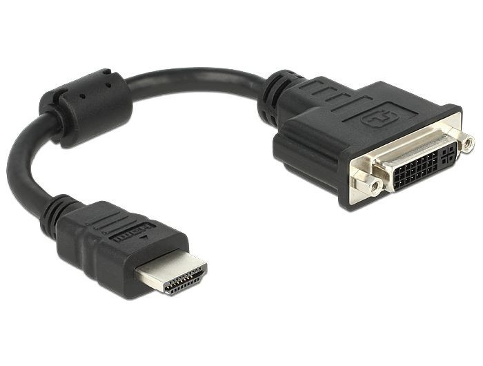ADAPTER HDMI STECKER &gt; DVI 24+1 BUCHSE 20 CM 65327 DELOCK